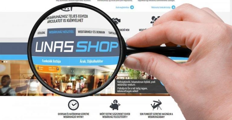 Shoprenter referenciák, UNAS referenciák, webáruház indítás