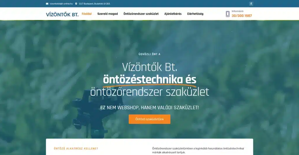 Honlapkészítés, weboldal készítés Zalaegerszeg, Keszthely térségében