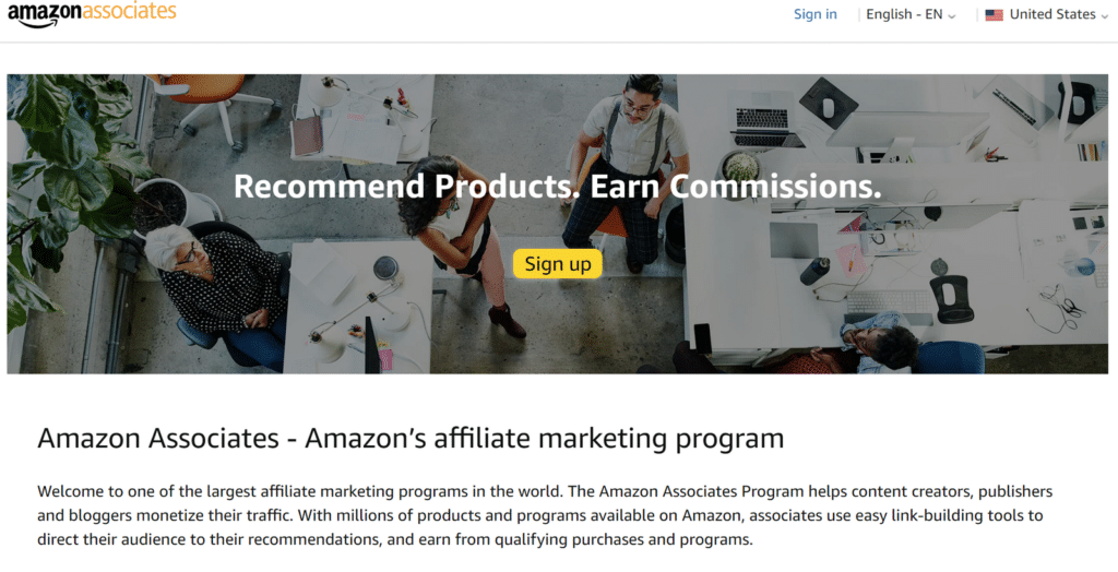 Amazon Associates program