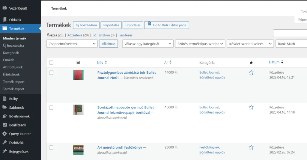 A legnépszerűbb WordPress webshop bővítmény a Woocommerce.