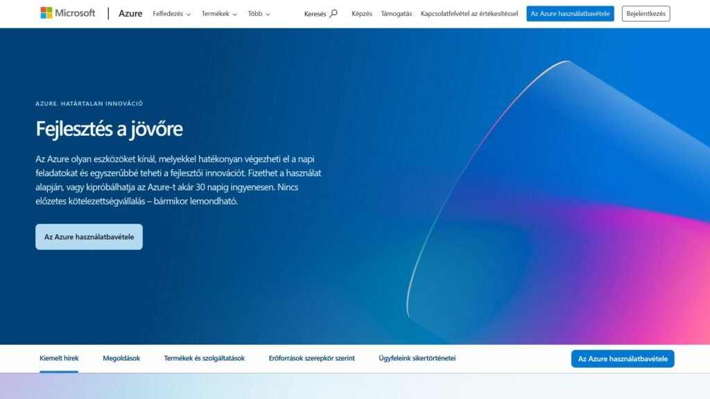 Microsoft Azure: Átfogó felhőplatform vállalkozásoknak