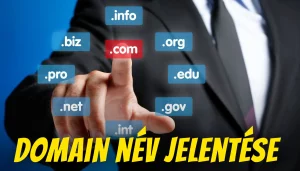 Domain név jelentése, domain név regisztráció