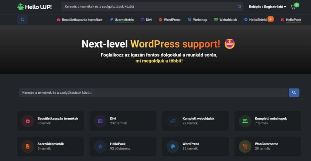 A HelloPack Wordpress bővítménycsomag előnyei